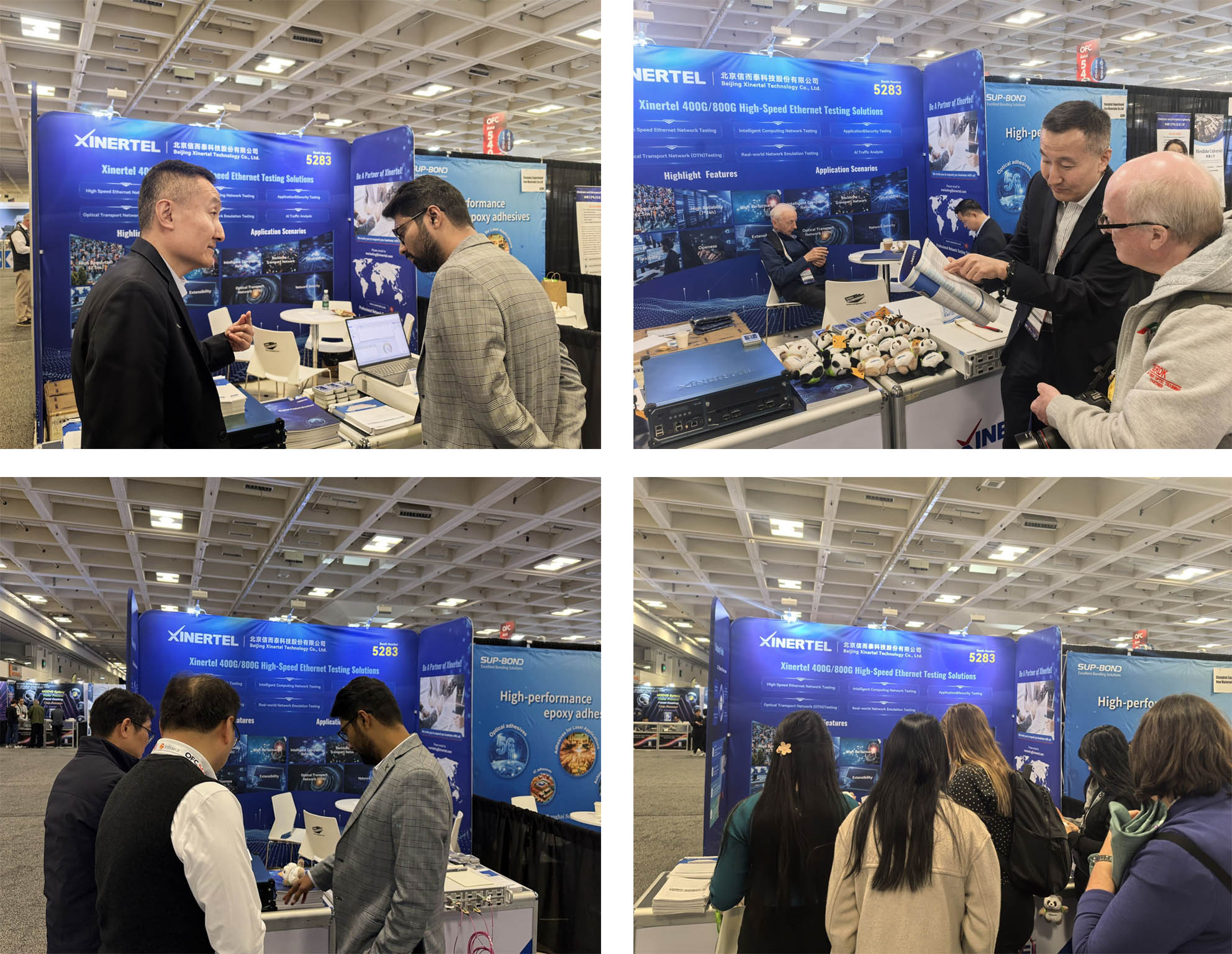 Xinertel showcases its latest 400G and 800G Ethernet validation solutions at the OFC 2025
