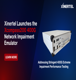 Addressing Stringent 400G Extreme Impairment Performance Testing: Xinertel Launches the Xcompass200 400G Network Impairment Emulator